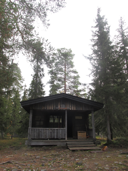 Huttuloman autiotupa, Pyhä-Luoston kansallispuisto.