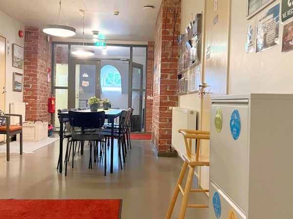 Hostel Suomenlinna oleskelutila