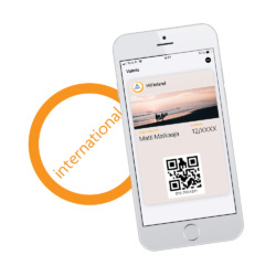 Kansainvälinen mobiilihostellikortti matkapuhelimeen (järjestöjäsenhinta)