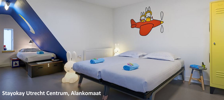 Miffy huone, Stayokay Utrecht Centrum, Alankomaat
