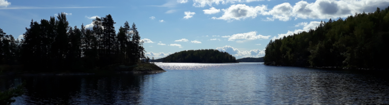 Hostellireissaaja Kirsi Jussila Saimaalla