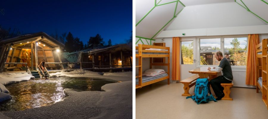 Kiilopään savusauna ja avanto ja Ahopään huone