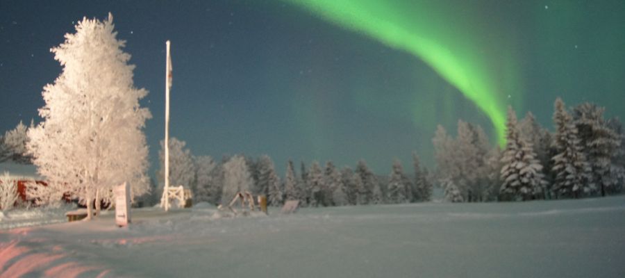 Revontulia Visatuvalla