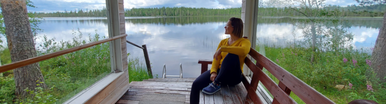 Sirkku Visatuvan laiturilla