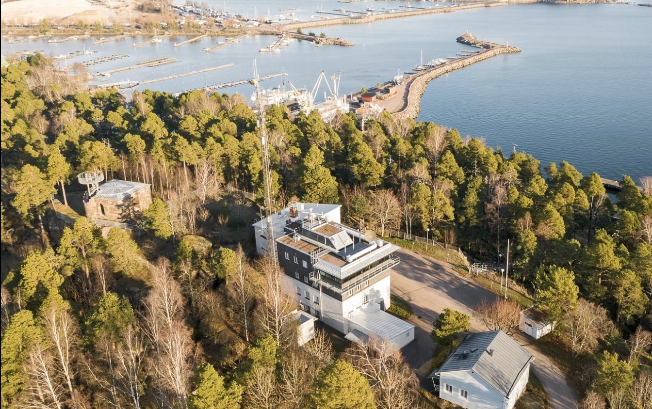 Gasthaus Vanha-Merivartioasema_Kotka_Ilmakuva