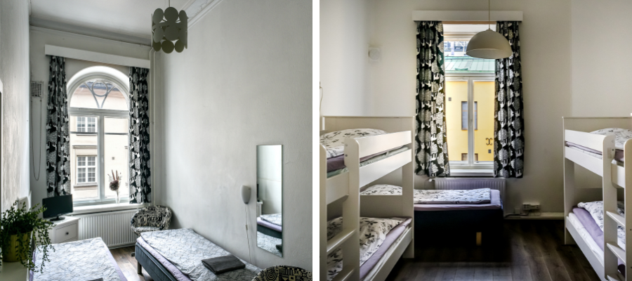 Hostel Diana Parkin majoitushuoneita