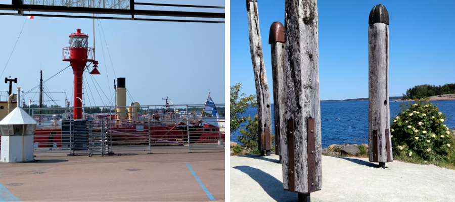 Kotkan satamaa ja Katariina puisto