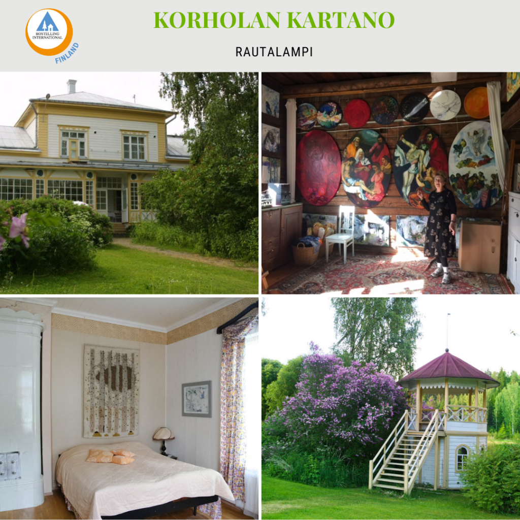 Kuvakollaasi Korholan Kartanosta