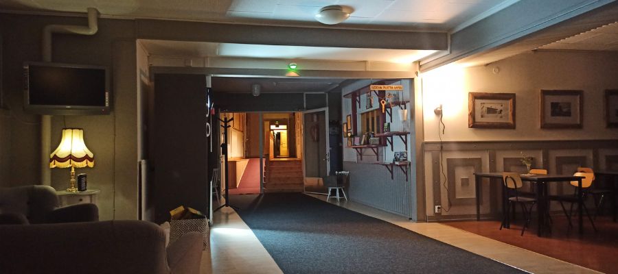 Hostellin yhteistä tilaa