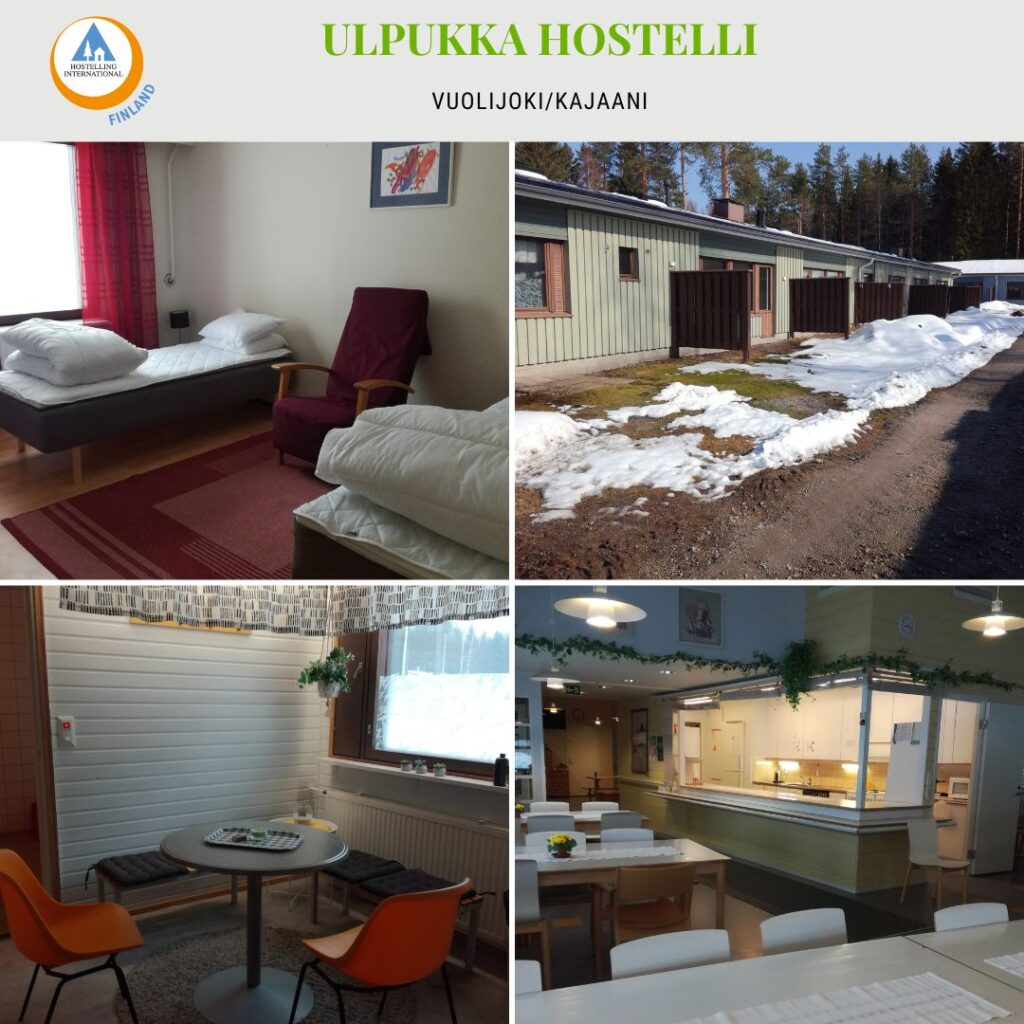 Kuvakollaasi Ulpukka Hostellista