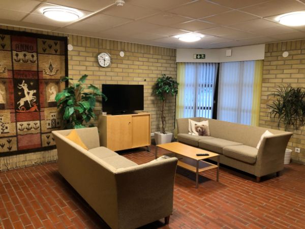 Tiiliriihi oleskelutila, Kauniainen