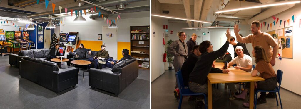 CheapSleep, yhteisölliset tilat