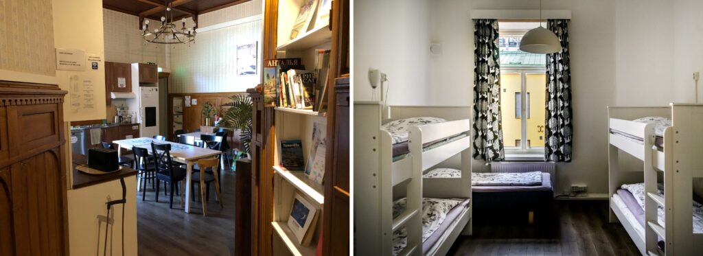 Hostel Diana Park, sisätilat ja huonekuva