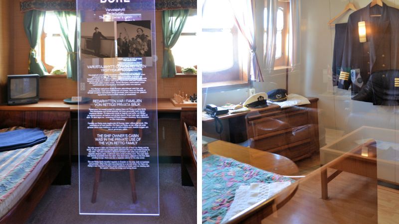 Rettigin ja kapteenin hytit