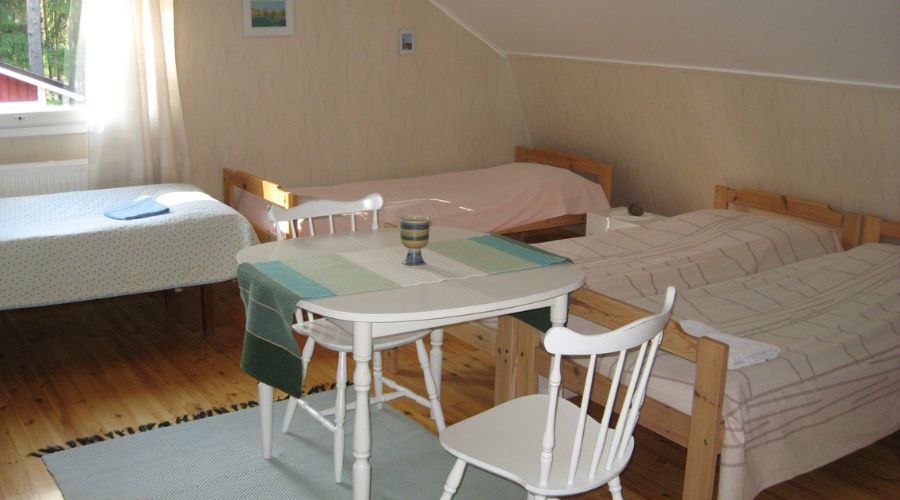 Koskelan lomatalo sisältäpäin