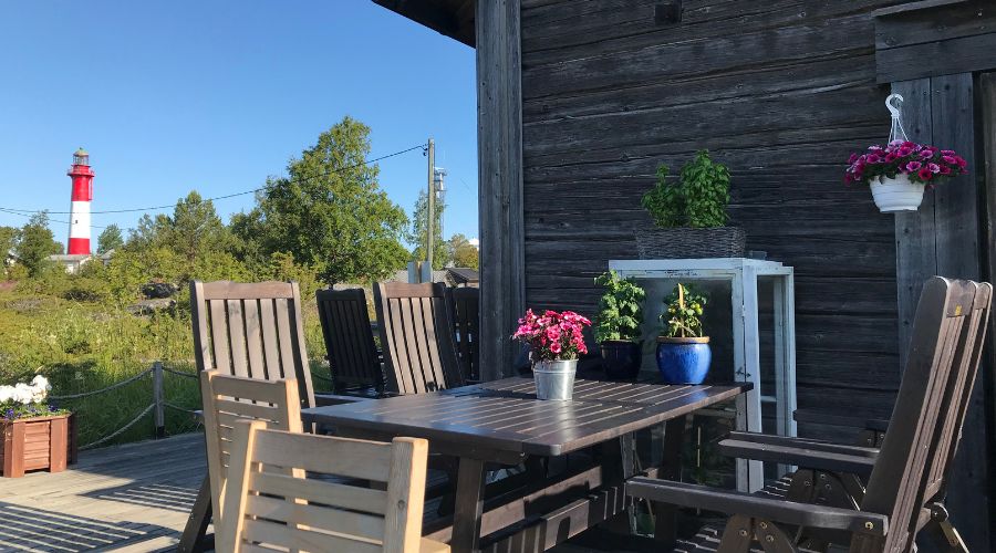 Kuva yhteisistä oleskelutiloista ulkoota