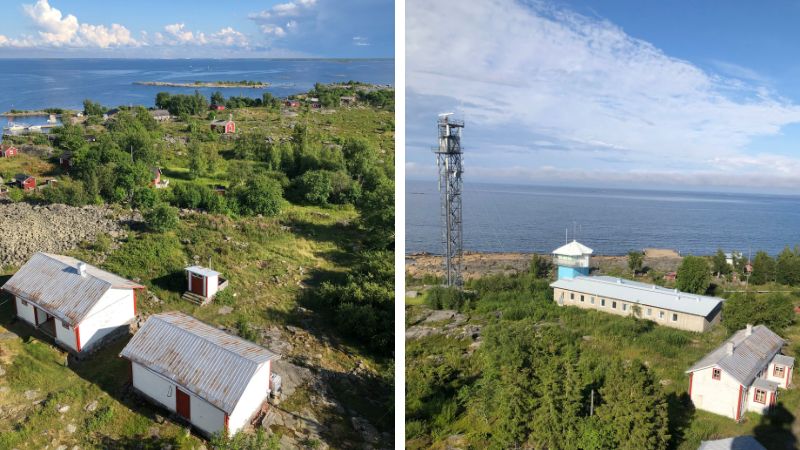 Maisemia majakasta kuvattuna