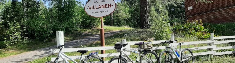 Lapsen kanssa pyöräilevä Hostellireissaaja