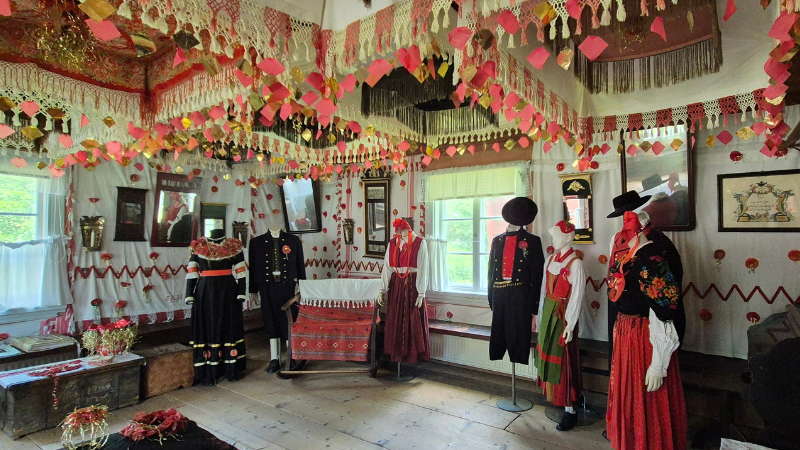 Bragen ulkomuseon häähuone