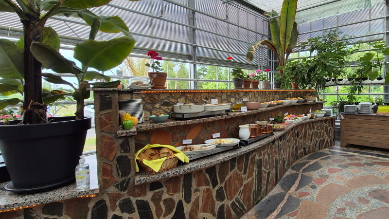 Kasvihuoneravintola Lind's Kök.