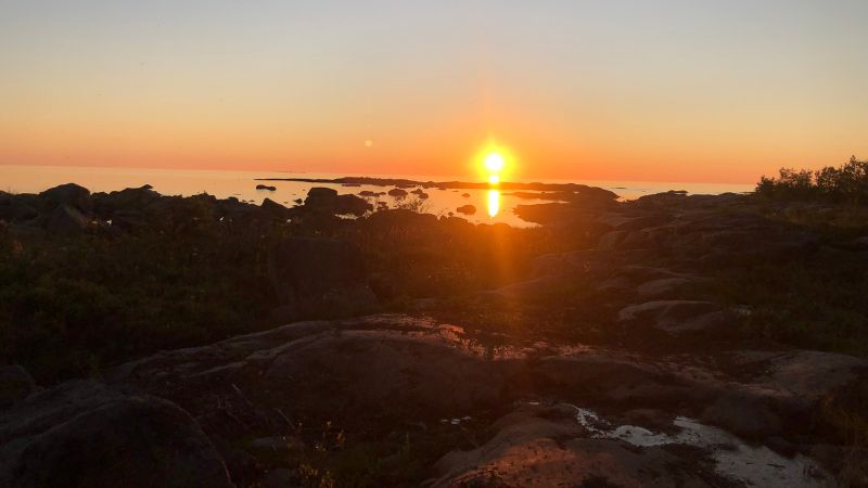 Auringonlasku Tankarissa