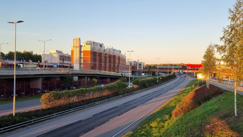 Itis hostellilta päin kuvattuna