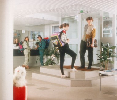 Eurohostel mainoskuva 90-luvulla