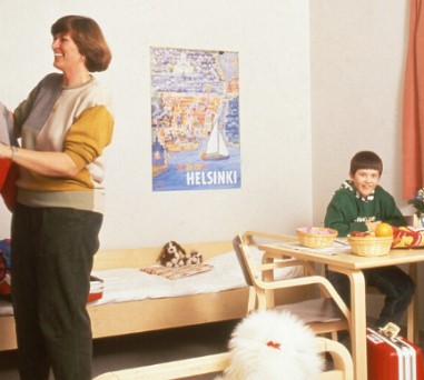 Eurohostel mainoskuva 90-luvulla 