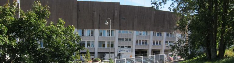 Stadion Hostel ulkoa päin