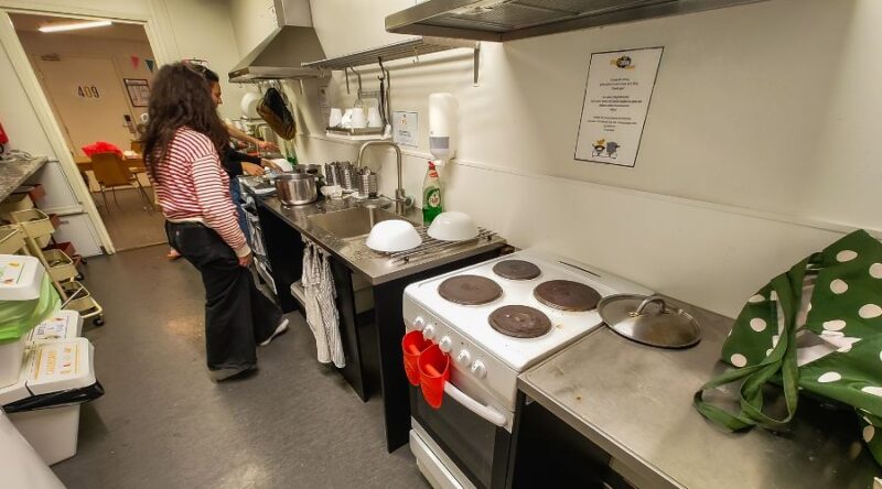 CheapSleepin asiakaskeittiö