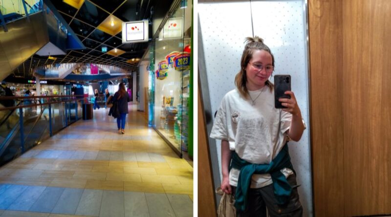 Kampin kauppakeskuksessa