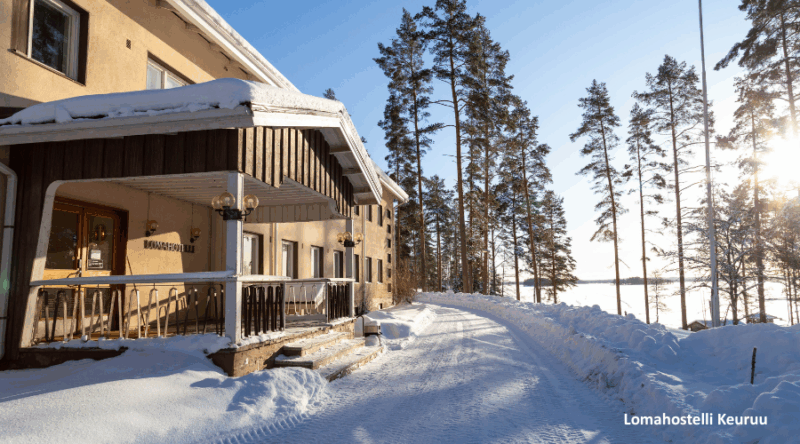 Lomahostelli Keuruu ulkoapäin