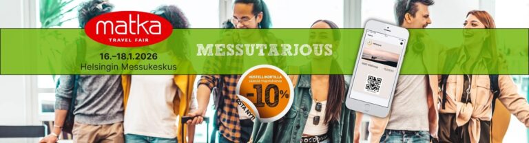 MATKA26-messutarjous: Kansainvälinen mobiilihostellikortti 10 €