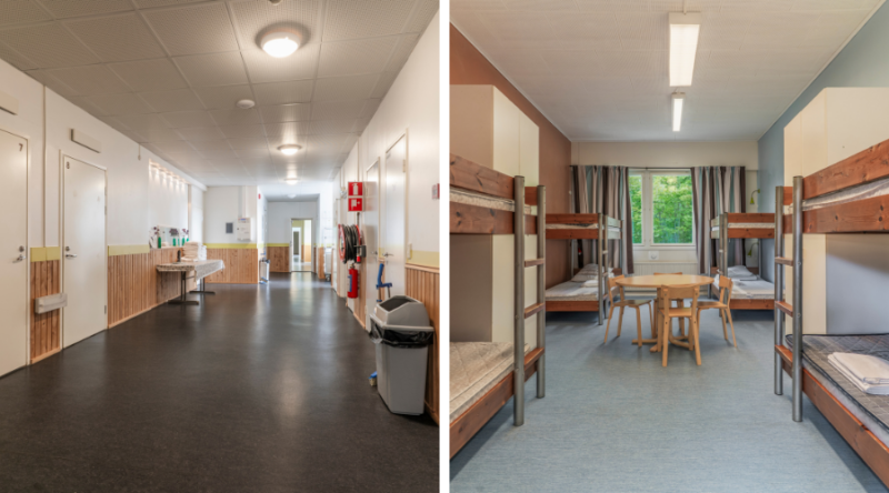 Ålands Idrottscenterin sisätiloja