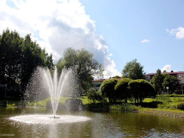 Oriveden Kampus, ulkokuva puisto