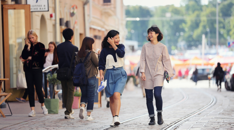 Street view in Helsinki
