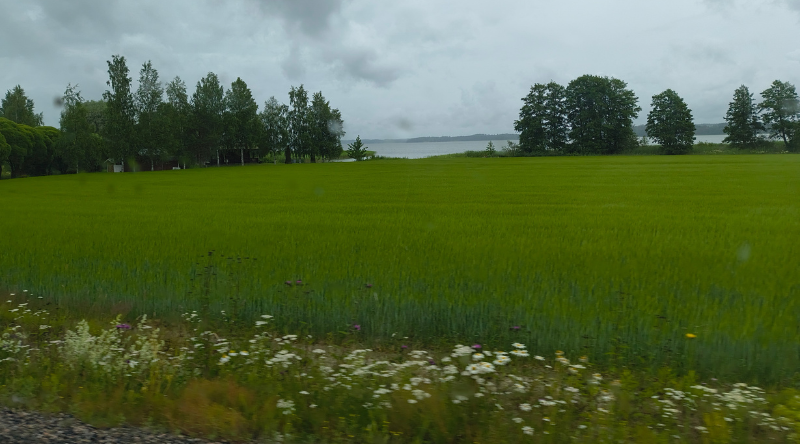 Maisemia matkalla Vääksyyn