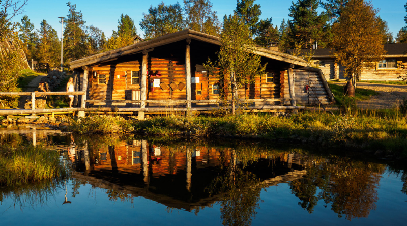 Smoke sauna at Hostel Ahopää