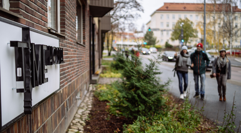 Time Hostel City ulkoa